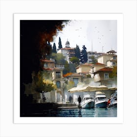 Watercolour Painting Art Print