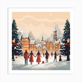 Christmas In Switzerland Art Print