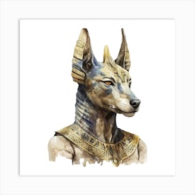 Egyptian Dog 1 Art Print