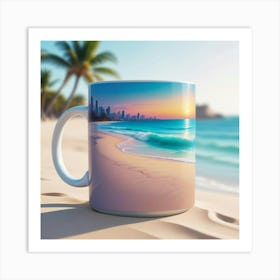 Sunrise At The Beach Art Print