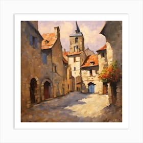 Street In France Art Print