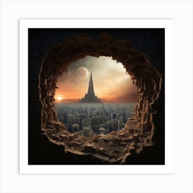 Hole In The Wall Art Print