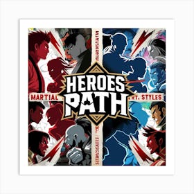 heroes path Art Print