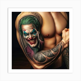 Joker Tattoo 31 Art Print