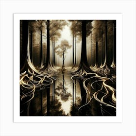 Dark Forest 14 Art Print