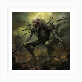 Demon Monster Art Print