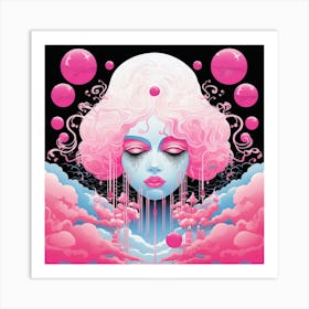 Pink Cloud Art Print