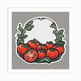 Tomato Painting Art Print