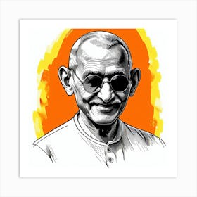 Gandhi Art Print