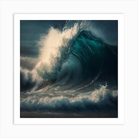 Ocean Wave Art Print