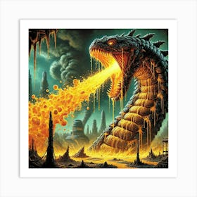 Aphraxis Acidic Torrent Scene Art Print