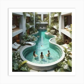 Swimming Pool Art Print