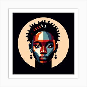 African Woman 8 Art Print