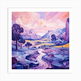 'River Valley' Art Print