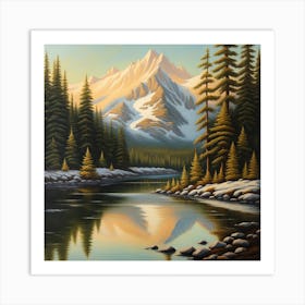 Mountain View Art Print