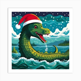 LOCK NESS MONSTER Art Print