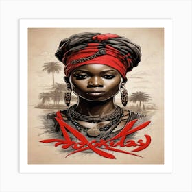 Afrika Art Print