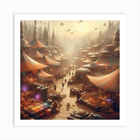 Star Wars Market Art Print