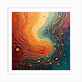 Abstract Painting 4 Art Print