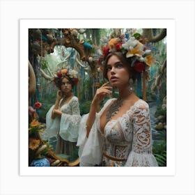 magic mirror27 Art Print