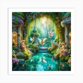 Fairy Garden 4 Art Print