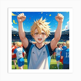 Sports Festival Victory Art Print