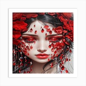 red Sorrow Art Print