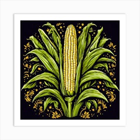 Sweetcorn As A Logo (83) Art Print