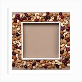 Nut Frame With Nuts 3 Art Print