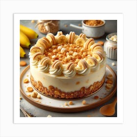 Banana Cake Art Print