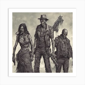 Walking Dead Art Print