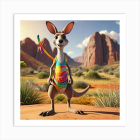 Kangaroo Art Print