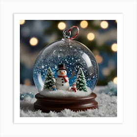 Snow Globe Art Print