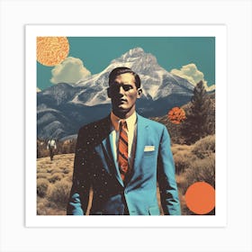 Man In Suit Art Print