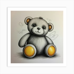 Teddy Bear 1 Art Print