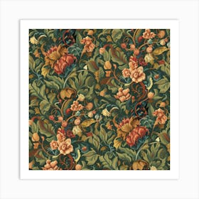 William Morris Inspired Artwork 1 Art Print