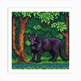 Panther In The Jungle 1 Art Print