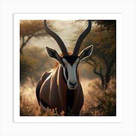 Oryx Antelope Art Print