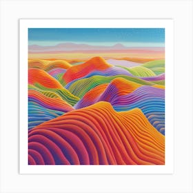 'The Rainbow Valley' Art Print