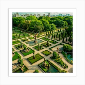 Paris Garden Art Print