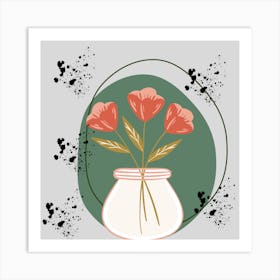 Flowers In A Vase Art Print