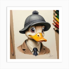 Donald Duck 1 Art Print