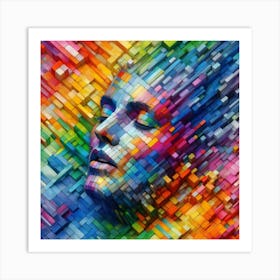 Abstract Of A Woman 1 Art Print