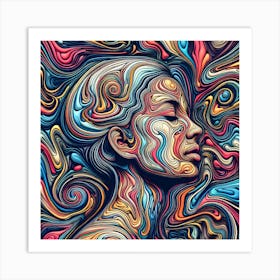 Psychedelic Art Art Print