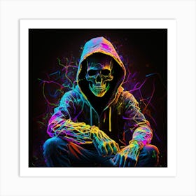 Skeleton Art Print