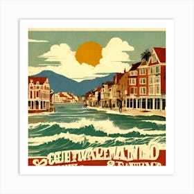 Travel poster Art Print