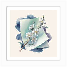 Watercolor Flower Art Print