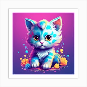 Kitty Art Print