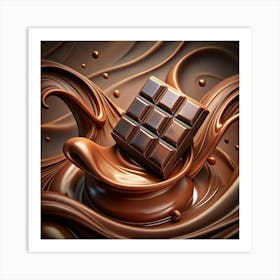 Chocolate Bar Art Print