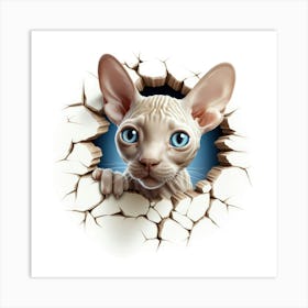 Sphynx Cat 5 Art Print